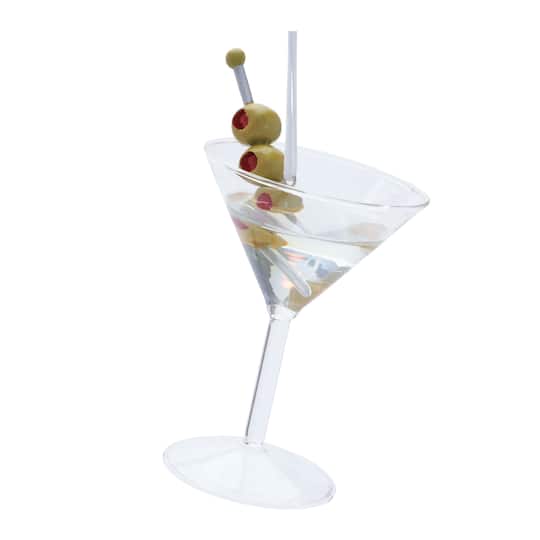 Melrose 5.75" Martini Glass Ornaments, 6ct.